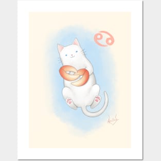 Zodiacat Cancer Posters and Art